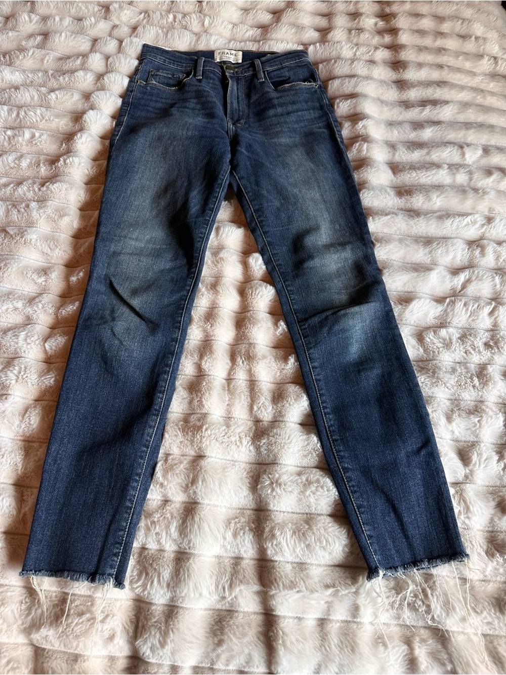 Women’s Dark Blue Slim Straight Jeans